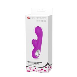 PRETTY LOVE - Valentine USB – Wibrator Króliczek z 7 Funkcjami