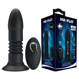 MR PLAY - Wibrujący korek analny z funkcją penetracji i pilotem