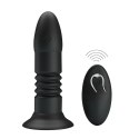 MR PLAY - Wibrujący korek analny z funkcją penetracji i pilotem