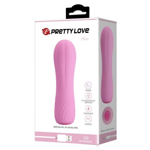 PRETTY LOVE - ALICE: Zmysłowy Wibrator do Punktu G z 12 Funkcjami Stymulacji
