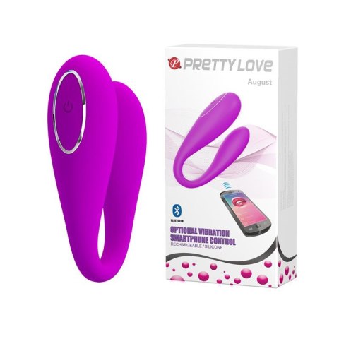 PRETTY LOVE - August – Wibrator z Aplikacją Bluetooth i 12 Funkcjami