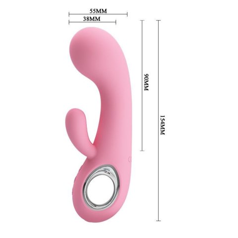 PRETTY LOVE CHRIS – Wibrator Króliczek z 7 Trybami i Regulacją Intensywności USB