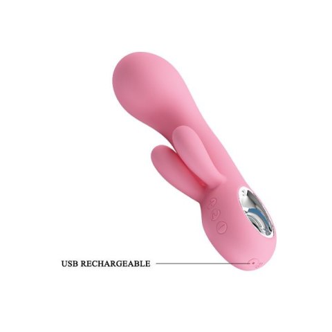 PRETTY LOVE CHRIS – Wibrator Króliczek z 7 Trybami i Regulacją Intensywności USB