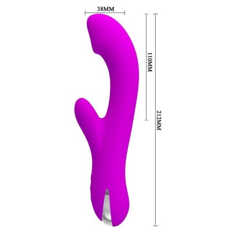 PRETTY LOVE - Cornelius: Wibrator Króliczek z 12 Funkcjami i Podgrzewaniem USB