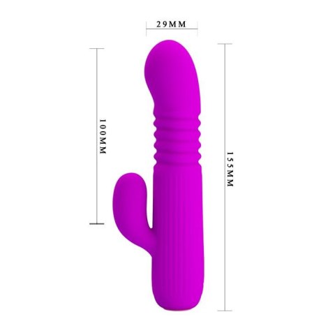 PRETTY LOVE DOMENICO – Wibrator z 4 trybami wibracji i posuwistymi ruchami