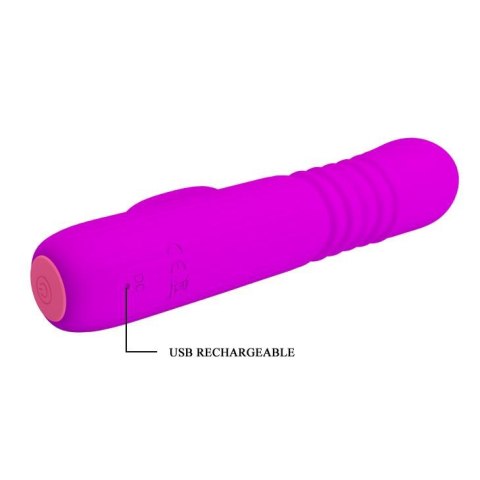 PRETTY LOVE DOMENICO – Wibrator z 4 trybami wibracji i posuwistymi ruchami