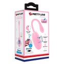 PRETTY LOVE - DOREEN 3: Wibrujące jajko z 12 trybami i 3 poziomami elektro-stymulacji, USB i aplikacją