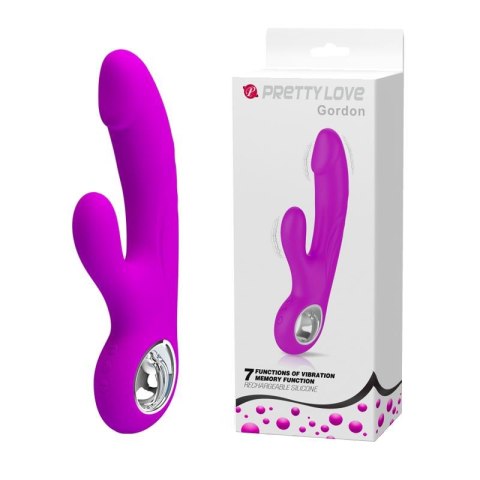 PRETTY LOVE - GORDON, Wibrator z Ładowaniem USB i 7 Funkcjami