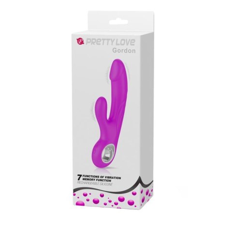 PRETTY LOVE - GORDON, Wibrator z Ładowaniem USB i 7 Funkcjami