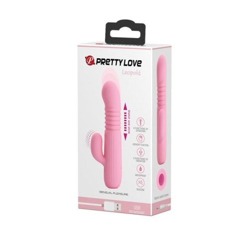 PRETTY LOVE - LEOPOLD: Wibrator Pchający z Ośmioma Trybami Rozkoszy
