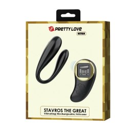 PRETTY LOVE - Nathan: Bezprzewodowy Wibrator z Pilotem, 10 Funkcji Wibracji, Silikon ABS, Ładowanie USB