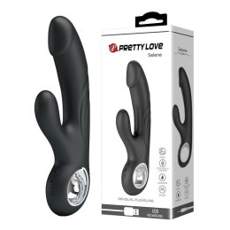 PRETTY LOVE Selene – Zmysłowy Wibrator z 7 Funkcjami, Ładowany USB, Czarny