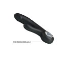 PRETTY LOVE Selene – Zmysłowy Wibrator z 7 Funkcjami, Ładowany USB, Czarny