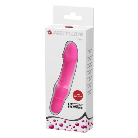 Pretty Love Stev Lila – Mini Wibrator z 10 funkcjami