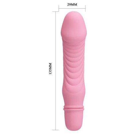 Pretty Love Stev – Kompaktowy Wibrator Stymulujący, Różowy, 10 Funkcji
