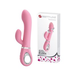 PRETTY LOVE TERNENCE – Różowy Wibrator Króliczek USB z 4 Rotacjami i 12 Wibracjami