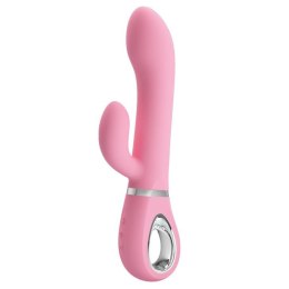 PRETTY LOVE TERNENCE – Różowy Wibrator Króliczek USB z 4 Rotacjami i 12 Wibracjami