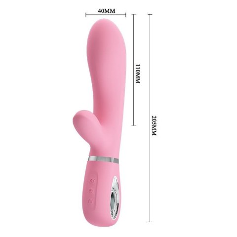 PRETTY LOVE Thomas USB – Różowy wibrator króliczek z 7 funkcjami