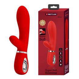 PRETTY LOVE THOMAS USB RED - Króliczek z 7 Funkcjami Wibracji