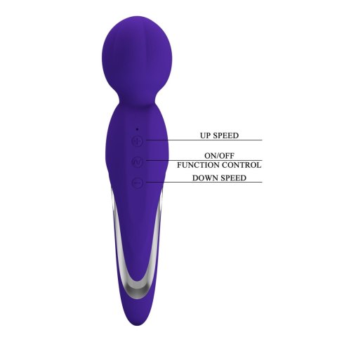 PRETTY LOVE - WALTER PURPLE: Luksusowy Masażer z 7 Funkcjami Wibracji