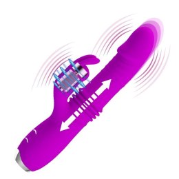 PRETTY LOVE DOROTHY USB – Wibrator Króliczek z 3 Funkcjami Pchnięć i 12 Trybami Wibracji