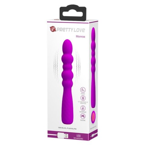 PRETTY LOVE - MONROE Luksusowy Wibrator z 12 Funkcjami i Ładowaniem USB