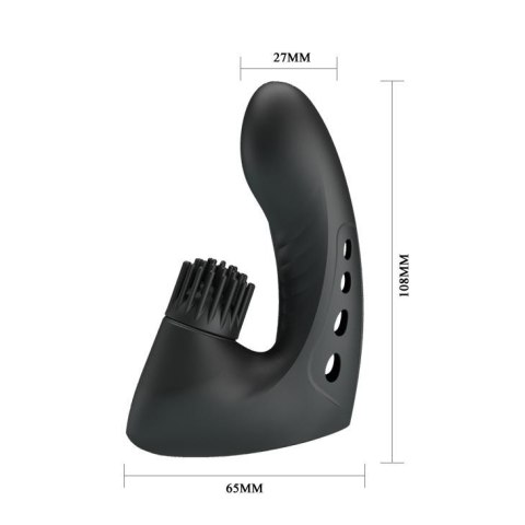 PRETTY LOVE – Magic Finger Drill USB: Wibracyjna Nakładka na Palec z 3 Trybami Wibracji i 3 Trybami Rotacji