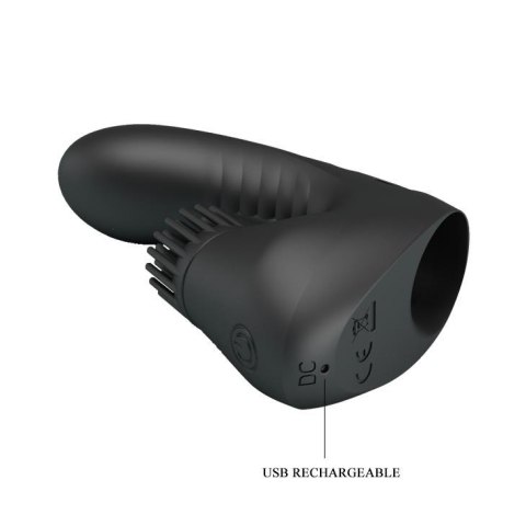 PRETTY LOVE – Magic Finger Drill USB: Wibracyjna Nakładka na Palec z 3 Trybami Wibracji i 3 Trybami Rotacji