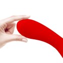 PRETTY LOVE – Wibrator Matt Red: 12 Funkcji Wibracji i Pamięć Ustawień