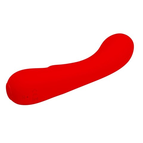 PRETTY LOVE – Wibrator Matt Red: 12 Funkcji Wibracji i Pamięć Ustawień
