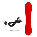 PRETTY LOVE – Wibrator Matt Red: 12 Funkcji Wibracji i Pamięć Ustawień