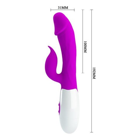 PRETTY LOVE - PETER Purple, 30-funkcyjny wibrator