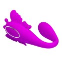 PRETTY LOVE CHIMERA – Różowy Wibrator Podwójnie Stymulujący z 12 Funkcjami i Ładowaniem USB