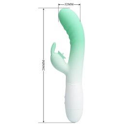 PRETTY LOVE - Cerberus: Wibrator Króliczek z 30 Funkcjami Wibracji i Pieszczot Łechtaczkowych, Silikon i ABS, Ładowany przez USB