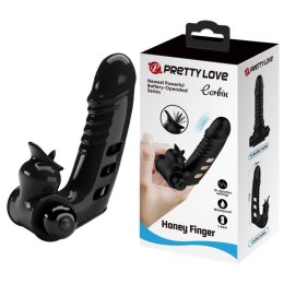 PRETTY LOVE - Corbin: Wibrator Palcowy Honey Finger z 10 Programami Wibracji
