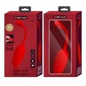 PRETTY LOVE - KNUCKER Red: 12 zmysłowych funkcji wibracji z pamięcią