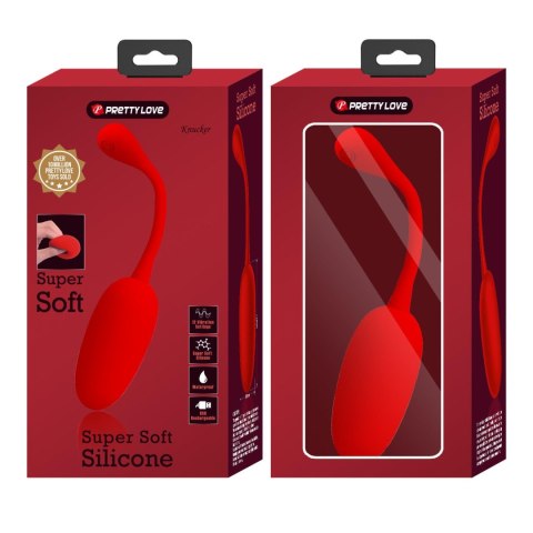 PRETTY LOVE - KNUCKER Red: 12 zmysłowych funkcji wibracji z pamięcią