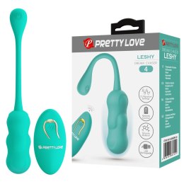 PRETTY LOVE - LESHY Dream Chaser 4. Zielone jajko wibrujące z 12 trybami i bezprzewodowym pilotem