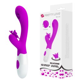 PRETTY LOVE - Moth: Motylkowy Wibrator z 12 Funkcjami Wibracji i 3 Trybami Pieszczot Języczkiem