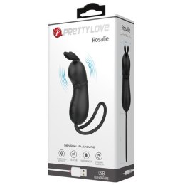 PRETTY LOVE - Rosalie, Wibrator Króliczek z 7 Funkcjami Wibracji i Pamięcią