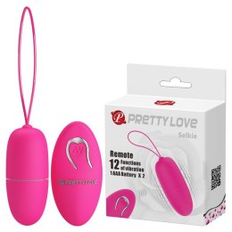 PRETTY LOVE - SELKIE. Dyskretne jajeczko wibrujące z 12 funkcjami i bezprzewodowym pilotem