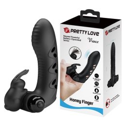PRETTY LOVE Vance Honey Finger – Wibrująca Nakładka na Palec z 10 Funkcjami