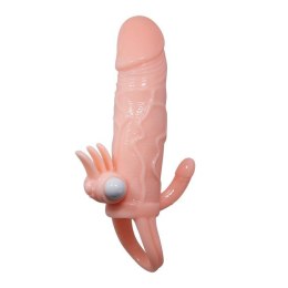 BAILE Brave Man Skin - wibrująca nakładka przedłużająca, 17 cm