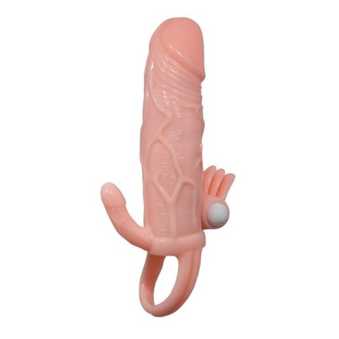 BAILE Brave Man Skin - wibrująca nakładka przedłużająca, 17 cm