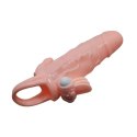 BAILE Brave Man Skin - wibrująca nakładka przedłużająca, 17 cm