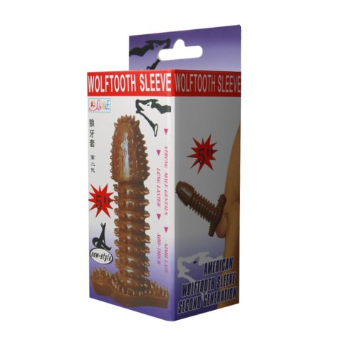 Nakładka na penisa BAILE Wolftooth Sleeve