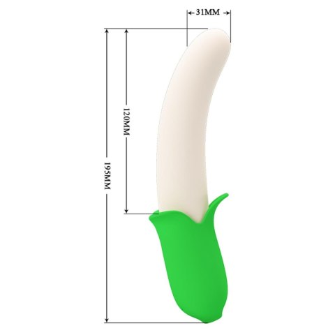 PRETTY LOVE - Banana Knight, Wibrator z 7 Funkcjami Wibracji