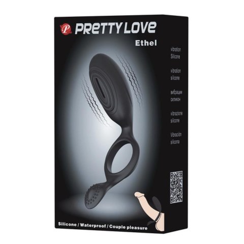 PRETTY LOVE ETHEL: Wibracyjny pierścień erekcyjny
