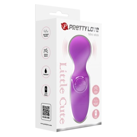 PRETTY LOVE - Fioletowy Mini Masażer: Dyskretny Rozmiar, Intensywne Doznania