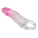 PRETTY LOVE - Nakładka na Penisa Odes – 17,5 cm, TPR, Wodoodporna